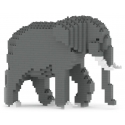 Jekca - Elephant 03 - Big - Lego - Scultura - Costruzione - 4D - Animali di Mattoncini - Toys