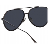 Linda Farrow - Bayer Aviator Sunglasses in Nickel - LFL1472C3SUN - Linda Farrow Eyewear