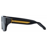 Linda Farrow - Brady Flat Top Sunglasses in Black - LFL1501C1SUN - Linda Farrow Eyewear