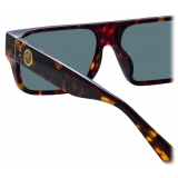 Linda Farrow - Brady Flat Top Sunglasses in Tortoiseshell - LFL1501C3SUN - Linda Farrow Eyewear