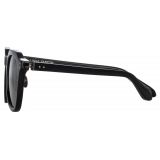 Linda Farrow - Fletcher Angular Sunglasses in Black and Grey - LFL1103C13SUN - Linda Farrow Eyewear