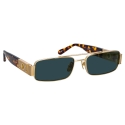 Linda Farrow - Joey Rectangular Sunglasses in Tortoiseshell - LFL1470C2SUN - Linda Farrow Eyewear