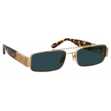 Linda Farrow - Joey Rectangular Sunglasses in Tortoiseshell - LFL1470C2SUN - Linda Farrow Eyewear