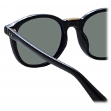 Linda Farrow - Powell D-Frame Sunglasses in Black - LFL1480C4SUN - Linda Farrow Eyewear