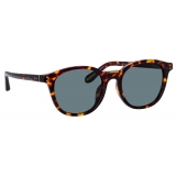 Linda Farrow - Powell D-Frame Sunglasses in Tortoiseshell - LFL1480C5SUN - Linda Farrow Eyewear