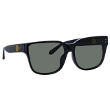 Linda Farrow - Rui Oversize Sunglasses in Black - LFL1467C1SUN - Linda Farrow Eyewear