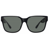 Linda Farrow - Rui Oversize Sunglasses in Black - LFL1467C1SUN - Linda Farrow Eyewear