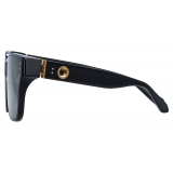 Linda Farrow - Rui Oversize Sunglasses in Black - LFL1467C1SUN - Linda Farrow Eyewear