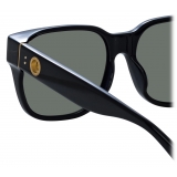 Linda Farrow - Rui Oversize Sunglasses in Black - LFL1467C1SUN - Linda Farrow Eyewear