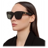 Linda Farrow - Rui Oversize Sunglasses in Black - LFL1467C1SUN - Linda Farrow Eyewear