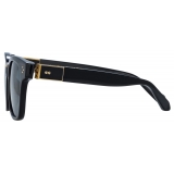 Linda Farrow - Sanchez D-Frame Sunglasses in Black - LFL1481C4SUN - Linda Farrow Eyewear