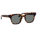 Linda Farrow - Sanchez D-Frame Sunglasses in Tortoiseshell - LFL1481C5SUN - Linda Farrow Eyewear