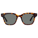 Linda Farrow - Sanchez D-Frame Sunglasses in Tortoiseshell - LFL1481C5SUN - Linda Farrow Eyewear