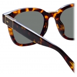 Linda Farrow - Occhiali da Sole Sanchez D-Frame in Tartaruga - LFL1481C5SUN - Linda Farrow Eyewear