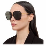 Linda Farrow - Sofia Oversize Sunglasses in Black - LFL1500C1SUN - Linda Farrow Eyewear