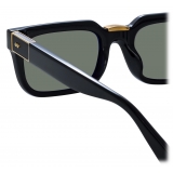 Linda Farrow - Yoan Angular Sunglasses in Black - LFL1482C3SUN - Linda Farrow Eyewear