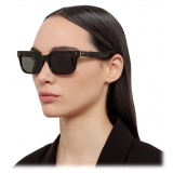 Linda Farrow - Yoan Angular Sunglasses in Black - LFL1482C3SUN - Linda Farrow Eyewear