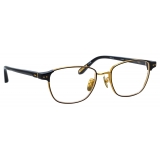 Linda Farrow - Alvar D-Frame Optical Glasses in Black - LFL1487C1OPT - Linda Farrow Eyewear