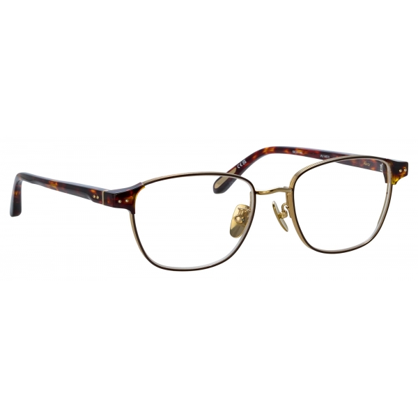 Linda Farrow - Alvar D-Frame Optical Glasses in Tortoiseshell - LFL1487C2OPT - Linda Farrow Eyewear