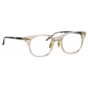 Linda Farrow - Occhiali da Vista Arch D-Frame in Cenere (Asian Fit) - LF83AC2OPT - Linda Farrow Eyewear