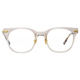 Linda Farrow - Arch D-Frame Optical Glasses in Ash (Asian Fit) - LF83AC2OPT - Linda Farrow Eyewear