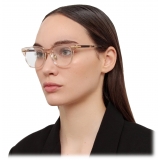 Linda Farrow - Arch D-Frame Optical Glasses in Ash (Asian Fit) - LF83AC2OPT - Linda Farrow Eyewear