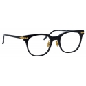 Linda Farrow - Arch D-Frame Optical Glasses in Black (Asian Fit) - LF83AC1OPT - Linda Farrow Eyewear