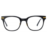 Linda Farrow - Arch D-Frame Optical Glasses in Black (Asian Fit) - LF83AC1OPT - Linda Farrow Eyewear