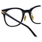 Linda Farrow - Arch D-Frame Optical Glasses in Black (Asian Fit) - LF83AC1OPT - Linda Farrow Eyewear