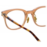 Linda Farrow - Arch D-Frame Optical Glasses in Toffee (Asian Fit) - LF83AC4OPT - Linda Farrow Eyewear