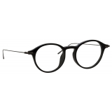 Linda Farrow - Arris Oval Optical Glasses in Matt Nickel - Linda Farrow Eyewear