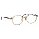 Linda Farrow - Axis Angular Optical Glasses in Ash (Asian Fit) - LF85AC2OPT - Linda Farrow Eyewear