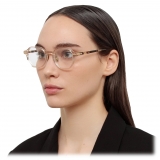 Linda Farrow - Axis Angular Optical Glasses in Ash (Asian Fit) - LF85AC2OPT - Linda Farrow Eyewear