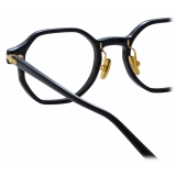 Linda Farrow - Occhiali da Vista Axis Angolare in Nero (Asian Fit) - LF85AC1OPT - Linda Farrow Eyewear