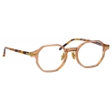 Linda Farrow - Axis Angular Optical Glasses in Toffee (Asian Fit) - LF85AC4OPT - Linda Farrow Eyewear