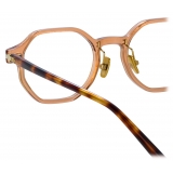 Linda Farrow - Axis Angular Optical Glasses in Toffee (Asian Fit) - LF85AC4OPT - Linda Farrow Eyewear