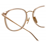 Linda Farrow - Bower D-Frame Optical Glasses in Ash - LFL1486C3OPT - Linda Farrow Eyewear