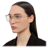 Linda Farrow - Bower D-Frame Optical Glasses in Ash - LFL1486C3OPT - Linda Farrow Eyewear