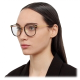 Linda Farrow - Bower D-Frame Optical Glasses in Black - LFL1486C1OPT - Linda Farrow Eyewear