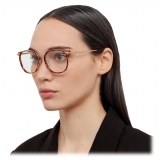 Linda Farrow - Bower D-Frame Optical Glasses in Tortoiseshell - LFL1486C2OPT - Linda Farrow Eyewear