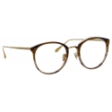 Linda Farrow - Occhiali da Vista Calthorpe Ovali in Corno Caramello - LFL251C95OPT - Linda Farrow Eyewear