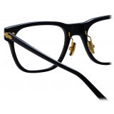 Linda Farrow - Cove D-Frame Optical Glasses in Black (Asian Fit) - LF81AC1OPT - Linda Farrow Eyewear