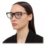 Linda Farrow - Occhiali da Vista Cove D-Frame in Nero (Asian Fit)  - LF81AC1OPT - Linda Farrow Eyewear