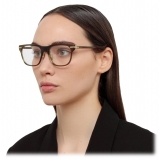 Linda Farrow - Cove D-Frame Optical Glasses in Bottle Green (Asian Fit) - LF81AC4OPT - Linda Farrow