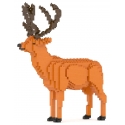 Jekca - Deer 01 - Big - Lego - Scultura - Costruzione - 4D - Animali di Mattoncini - Toys