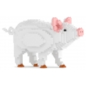 Jekca - Pig 01 - Big - Lego - Sculpture - Construction - 4D - Brick Animals - Toys