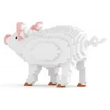 Jekca - Pig 01 - Big - Lego - Scultura - Costruzione - 4D - Animali di Mattoncini - Toys