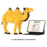 Jekca - Camel 01 - Big - Lego - Sculpture - Construction - 4D - Brick Animals - Toys