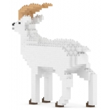 Jekca - Goat 01 - Big - Lego - Sculpture - Construction - 4D - Brick Animals - Toys