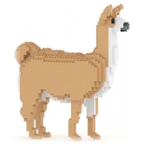 Jekca - Llama 01 - Big - Lego - Scultura - Costruzione - 4D - Animali di Mattoncini - Toys